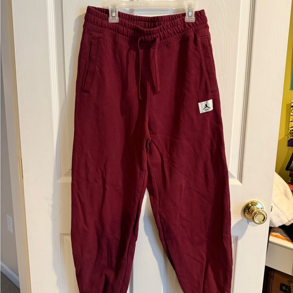 Jordan/Nike Burgundy Fleece Joggers